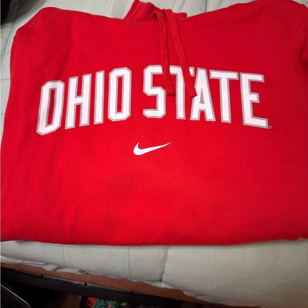 Nike Red Pullover Hoodie Ohio state